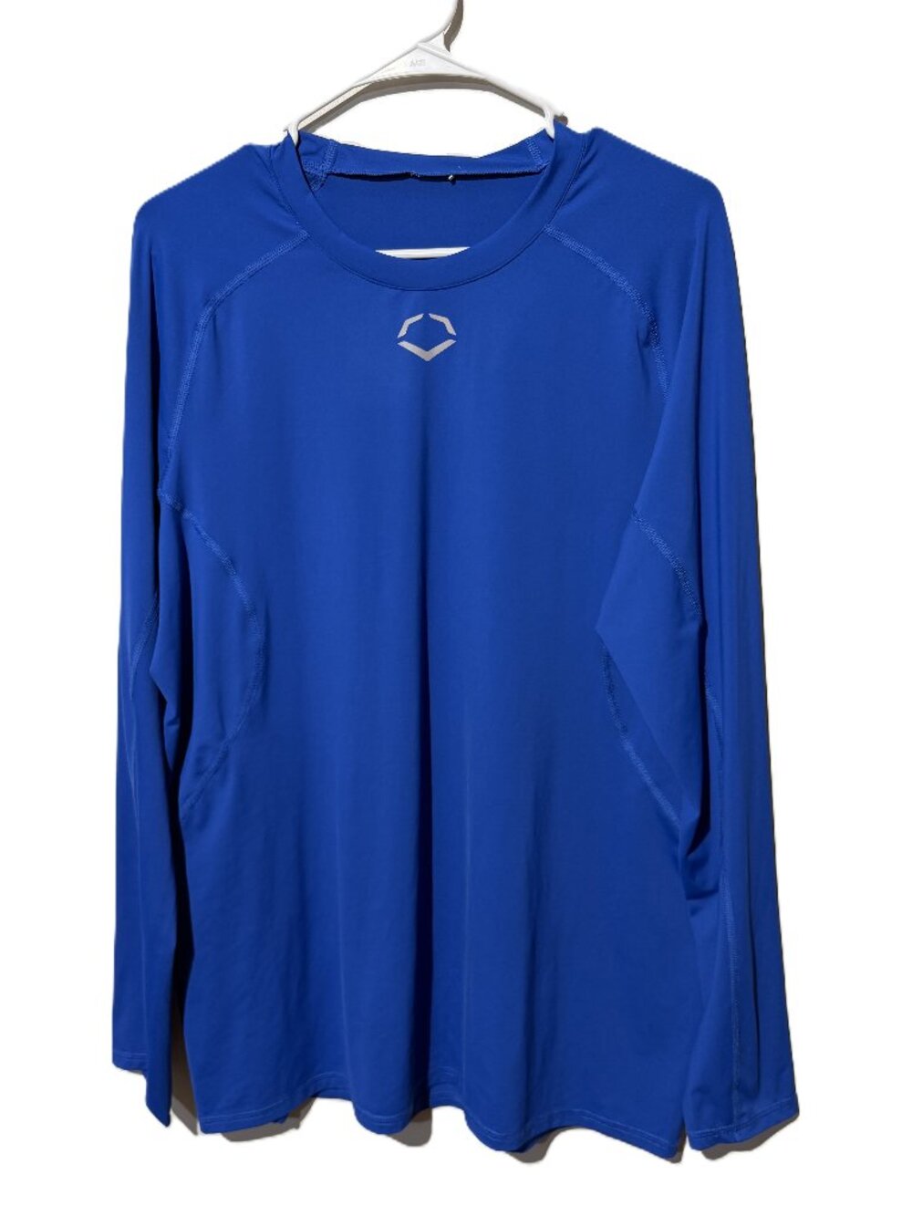 EvoShield Long Sleeve Athletic Shirt Royal Blue Performance Training Top